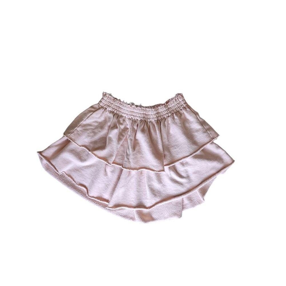 coquette tiered ruffle mini skirt
